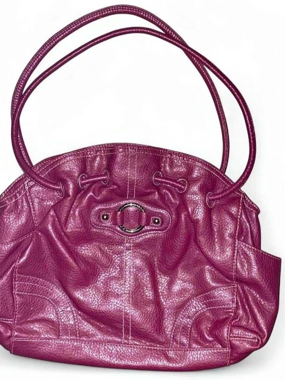 Purple medium tote bag